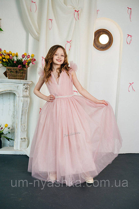 Белое нарядное платье 134-146 Кривой Рог - изображение 6