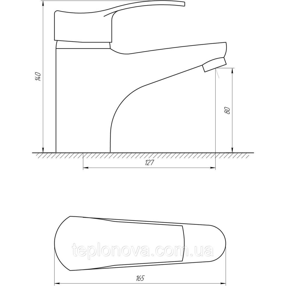 Смеситель для умывальника Globus Lux QUEENSLAND GLQU-0222 Черновцы - изображение 5