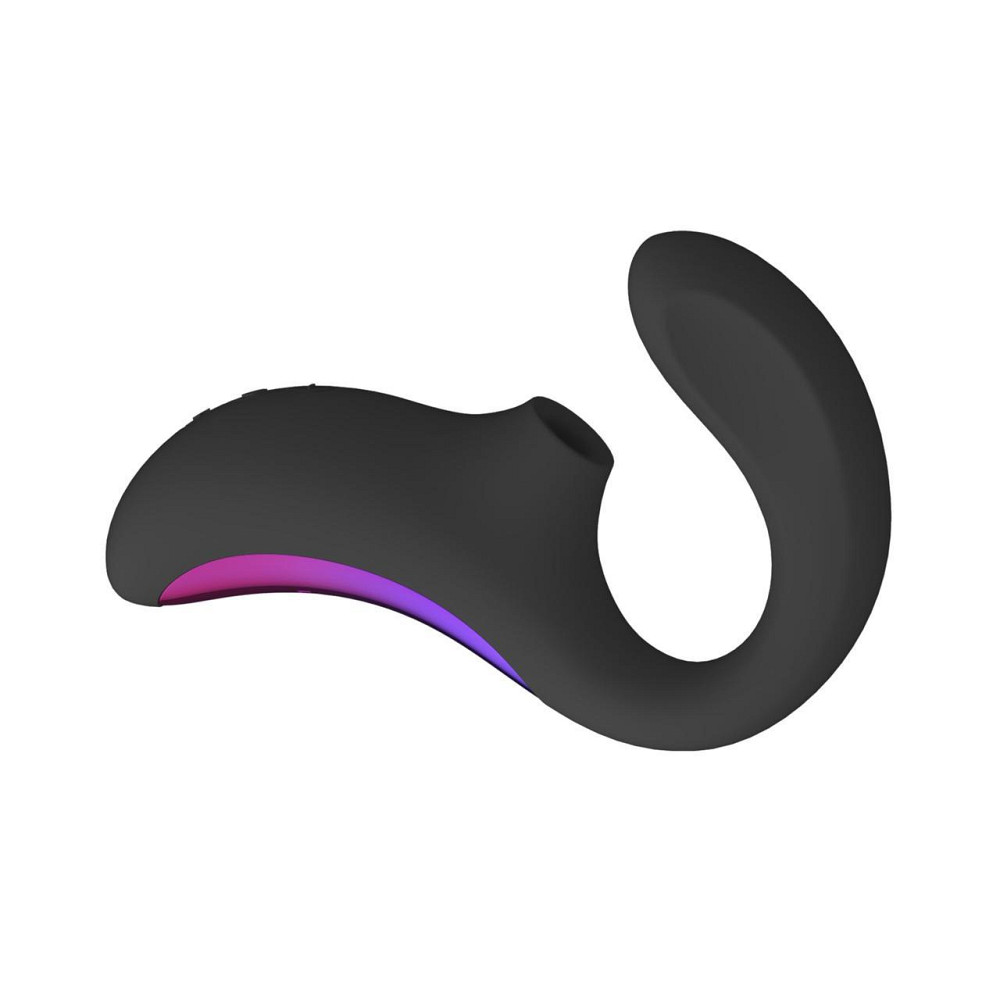 Кліторально-вагінальний звуковий стимулятор LELO Enigma Black Sex Aura Київ - фото 6