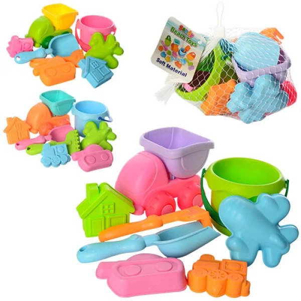 Дитячий ігровий набір для пісочниці 858-5 з машинкою Вінниця - фото 1