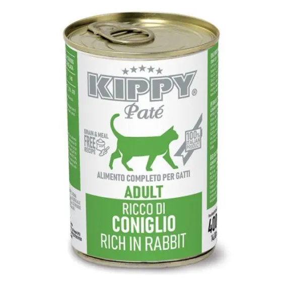 Вологий корм KIPPY Pate Adult Cats Rabbit для дорослих котів з кроликом у вигляді паштету 400 г Вінниця