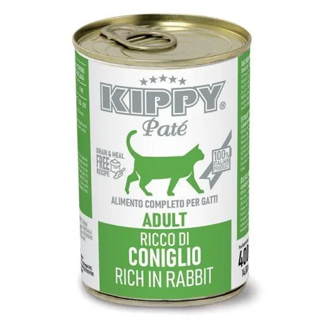 Вологий корм KIPPY Pate Adult Cats Rabbit для дорослих котів з кроликом у вигляді паштету 400 г Вінниця - фото 1