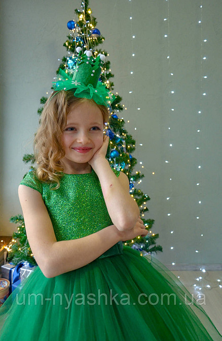 Сукня Весни Зелене ошатне пишне плаття 98-128 Кривий Ріг - фото 6