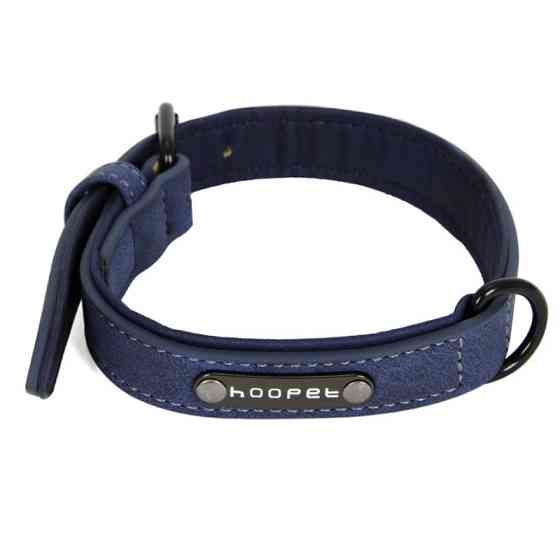 Ошейник двухслойный для собак Hoopet W033 Blue L Киев