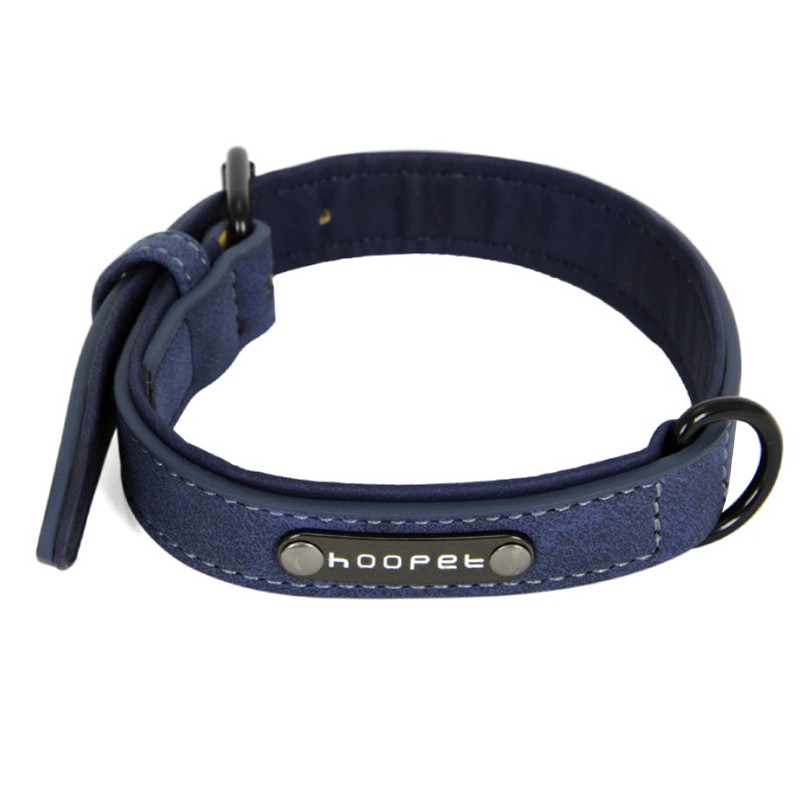 Ошейник двухслойный для собак Hoopet W033 Blue L Киев - изображение 1