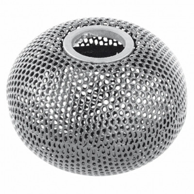 Подставка для скрепок Buromax ШАР, 75х54 мм, металлическая, серебристая (BM.6220-24) Винница - изображение 1