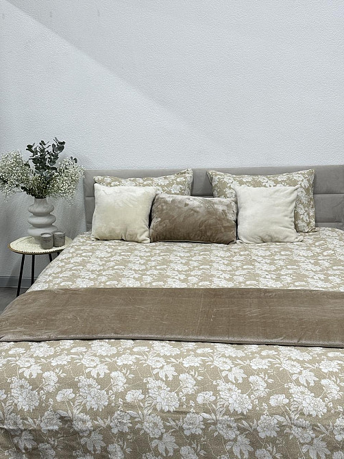 Ecotton Комплект постільної білизни Ecotton полуторний 150х215 см бежевий (267262) Киев - изображение 5