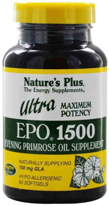 Олія вечірньої примули Nature's Plus Ultra EPO 1500 60 капс Київ - фото 1
