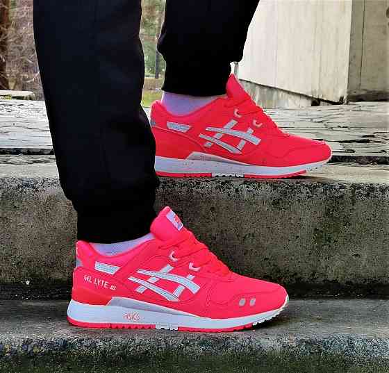 Кроссовки ASICS Gel Lyte III Розовые Женские Асикс Караловые (размеры: 36,37,38,39) Днепр
