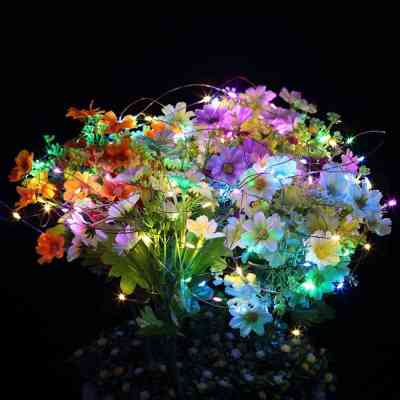 Гирлянда ColorWay Роса LED 50 5 м 8 функций разноцветная USB (CW-G-50L5NUMC) Винница