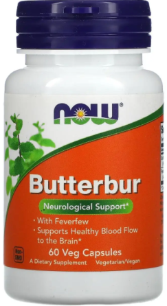 Белокопытник Now Foods Butterbur 60 капс Киев