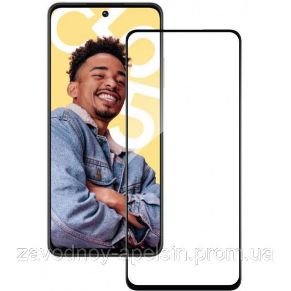 Захисне скло Realme C75 Full Glue Glass (загартоване) Одеса - фото 1