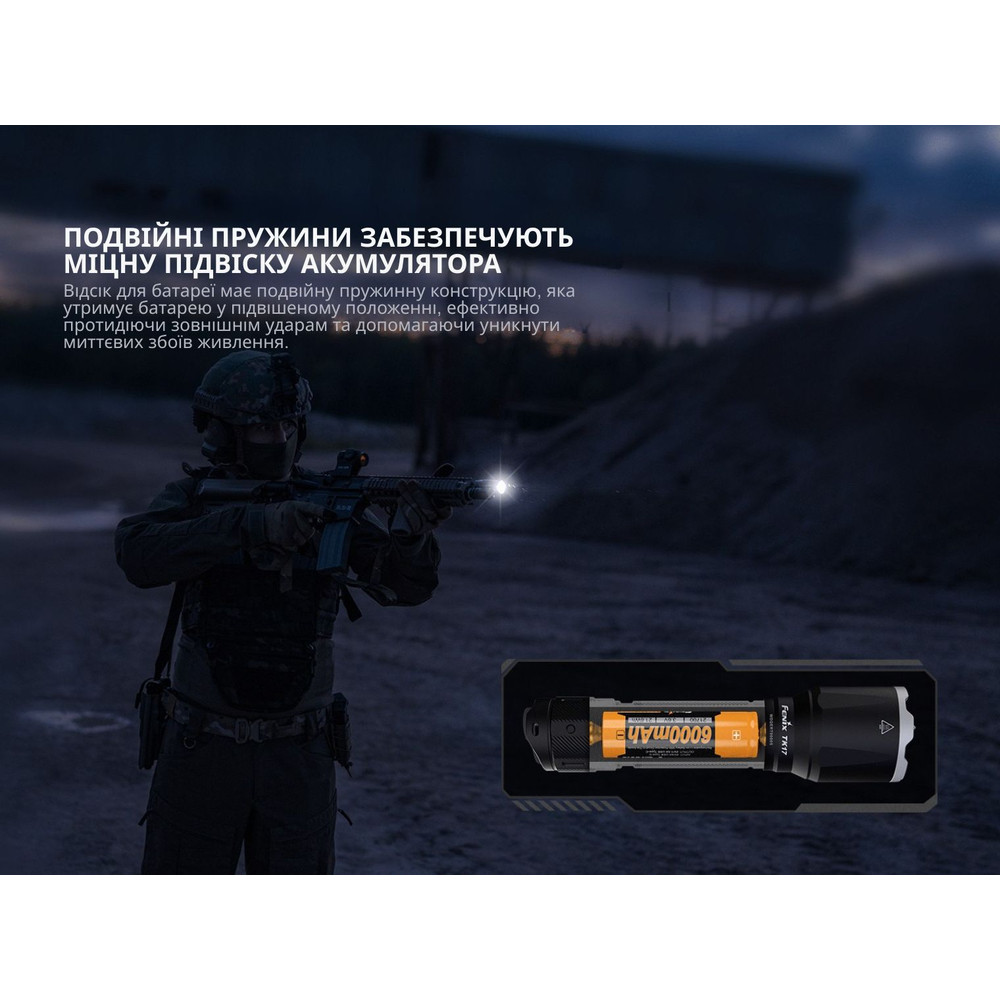 Тактичний ліхтар ручний Fenix TK17 Київ - фото 16
