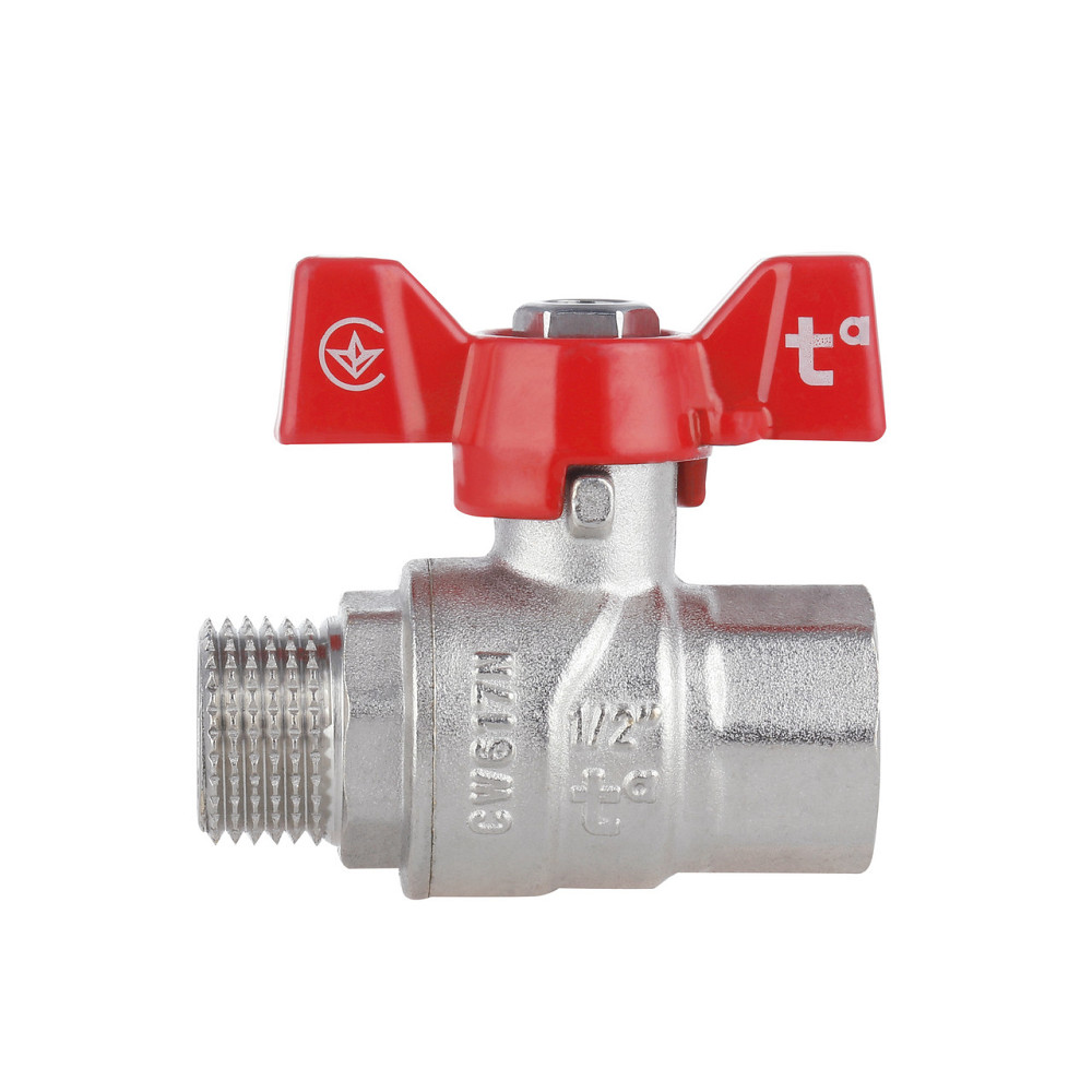 Кран кульовий Thermo Alliance Forte 1/2" ВН для води (метелик) SF607W15 Київ - фото 4