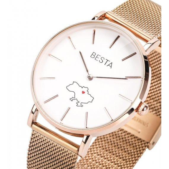 Часы наручные классические Besta Love UA Rosegold Винница - изображение 11