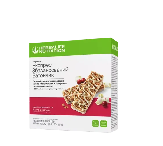 Програма Здоровий Перекус чіпси + батончики 2 різновиди Смаки на вибір Гербалайф Herbalife Дніпро