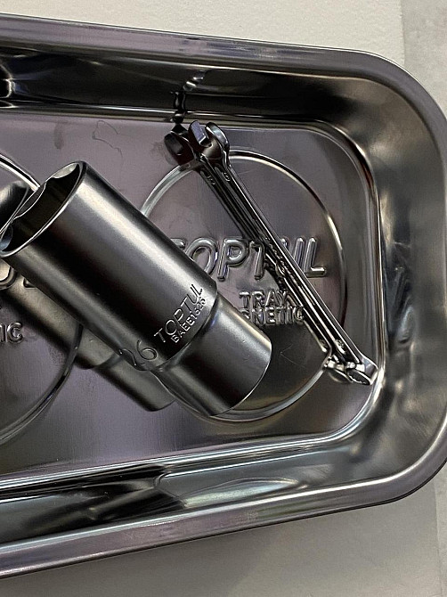 Піддон магнітний прямокутний TOPTUL 240x140x42 мм JJAF2414 Одеса - фото 6