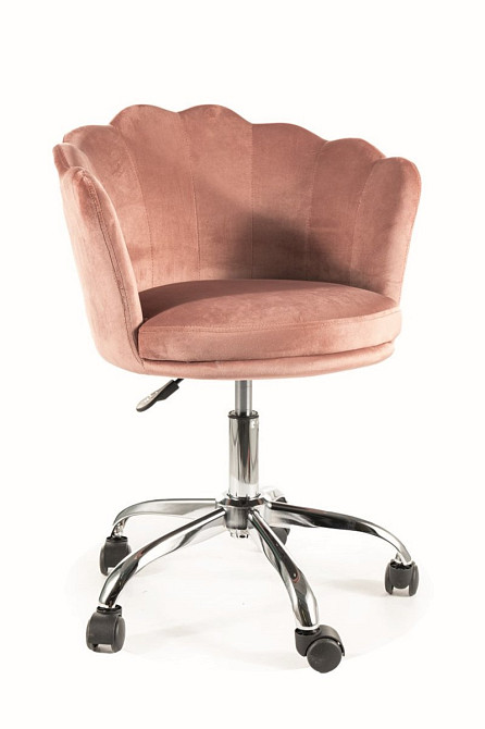 Крісло поворотне ROSE VELVET антична троянда BL.52 Киев - изображение 1