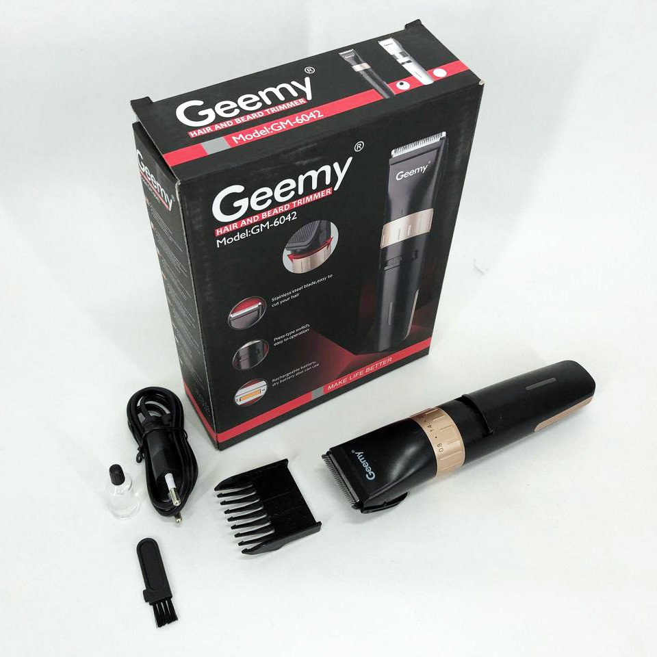 Тример для самостійної стрижки волосся Gemei, Машинка для стрижки волосся і потилиці NQ-59 Львів - фото 4