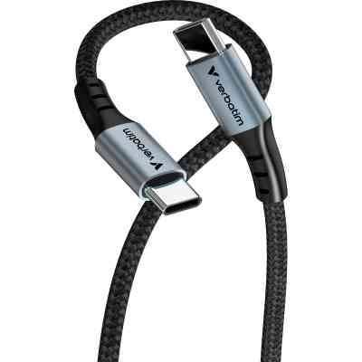 Дата кабель USB-C to USB-C 1.2m 100W black Verbatim (31846) Винница