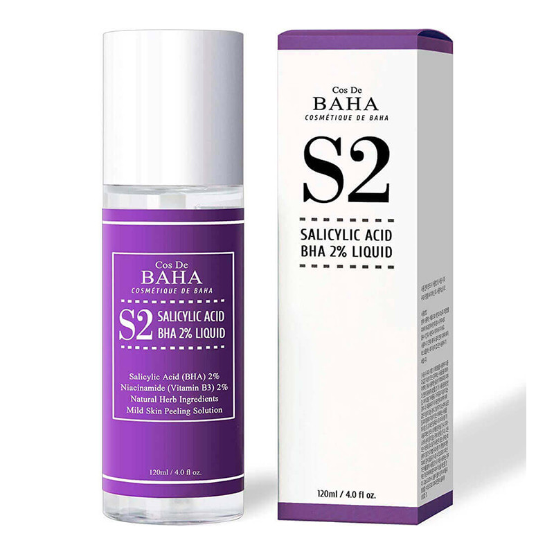 Есенція відлущуюча для проблемної шкіри Salicylic Acid 2% Liquid Cos De BAHA 120 мл Київ - фото 1