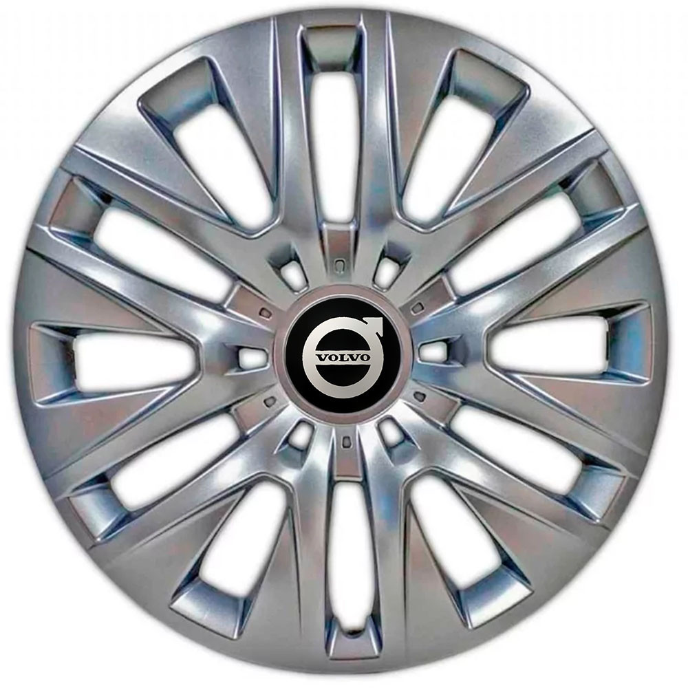 Автомобильные модельные колпаки R16 Volvo 429 4шт, SJS, серебряные Киев - изображение 1