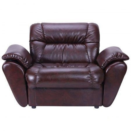 Крісло Richman Vizyt з підлокітниками 87 x 135 x 85H см Натуральна Шкіра Lux Коричневий Київ - фото 2