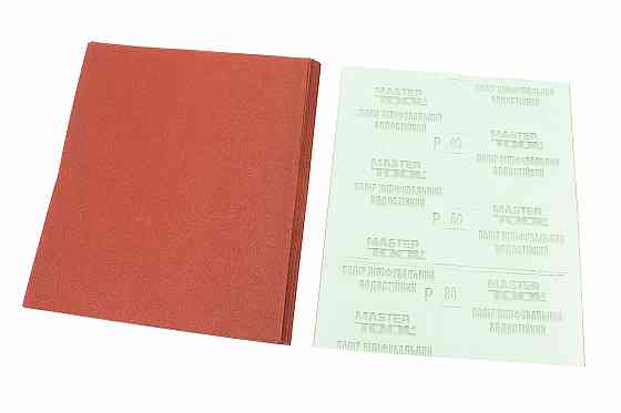 Шліфувальний папір водостійкий 230x280мм K80 к-кт 20шт 08-2608-Р Київ