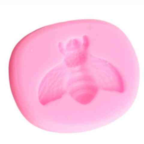 Молд силиконовый Пчела маленькая 32 на 43 мм розовый Киев