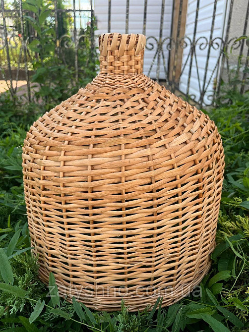 Абажур купольный  из лозы  35 см Киев - изображение 2