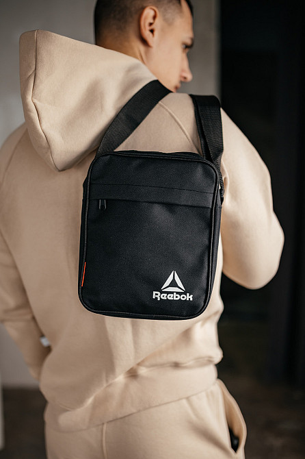 Барстека Reebok, чоловічий сумка через плече, Текстова барсетка на три відділення, Брендова сумкаMasterSem Київ - фото 1