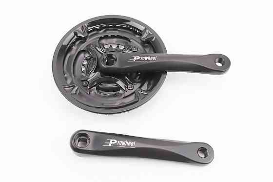 Шатуни "квадрат" 170мм, 42.34.24T MTB, алюмінієві, чорні MA-AC49 Київ