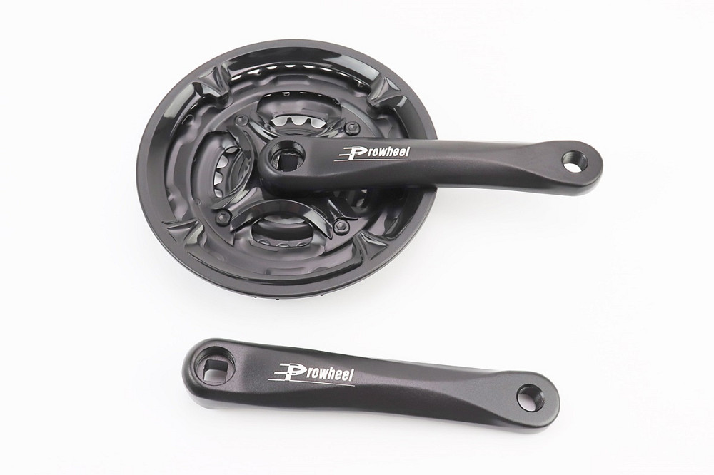 Шатуни "квадрат" 170мм, 42.34.24T MTB, алюмінієві, чорні MA-AC49 Київ - фото 1