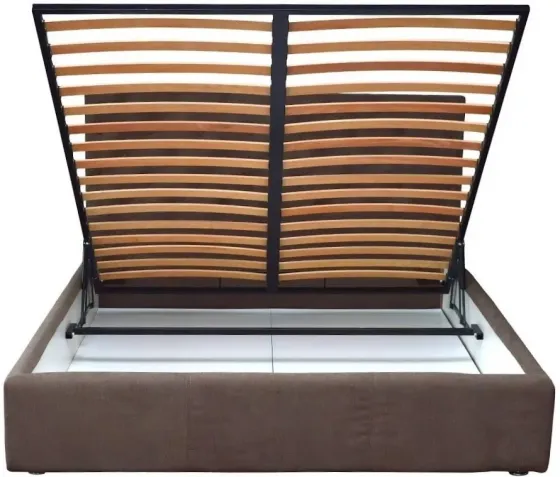 Кровать Двуспальная Coventry Comfort 180 х 190 см Miss 08 С подъемным механизмом и нишей для белья Темно-серый Киев