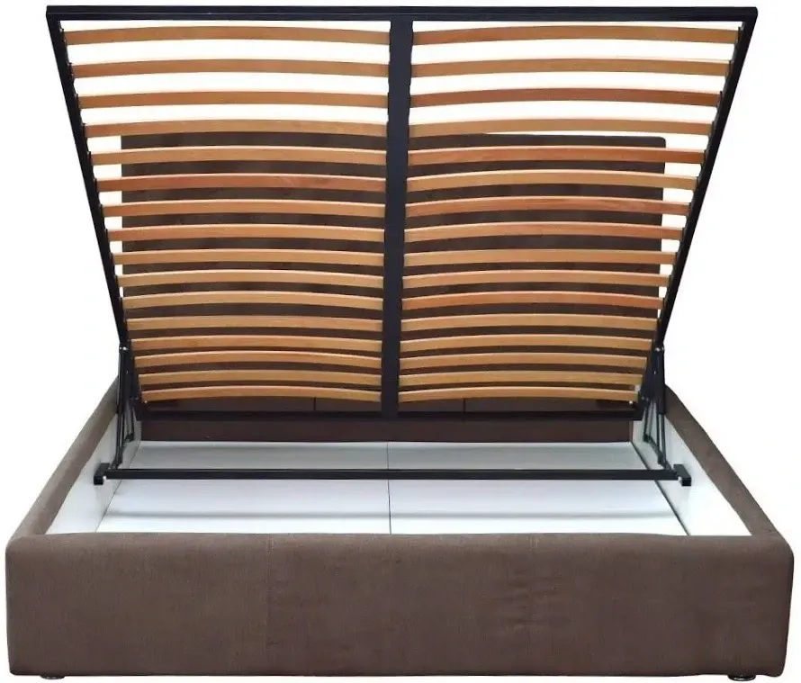 Кровать Двуспальная Coventry Comfort 180 х 190 см Miss 08 С подъемным механизмом и нишей для белья Темно-серый Киев - изображение 3