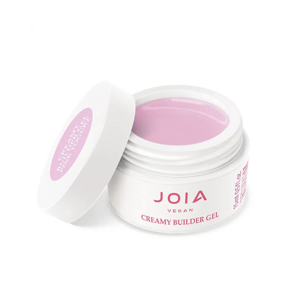 Моделирующий гель для ногтей Creamy Builder Gel 004 Pink Yogurt JOIA vegan 15 мл Киев - изображение 7