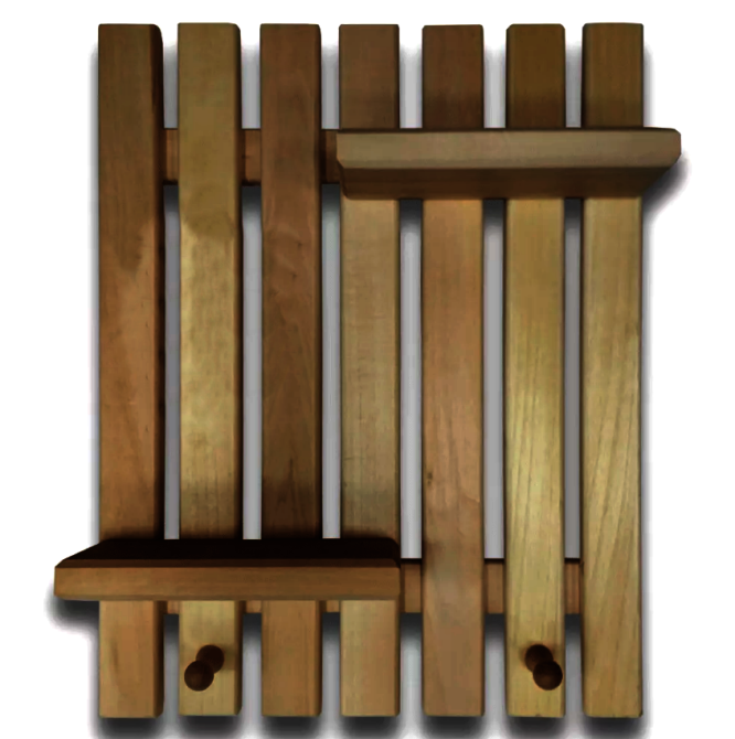 Вішалка для лазні "Лохина" мускат Миколаїв - фото 1