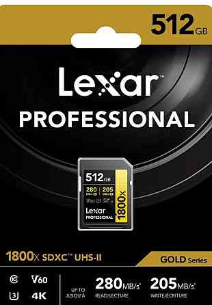 Карта пам'яті Lexar 512GB Київ