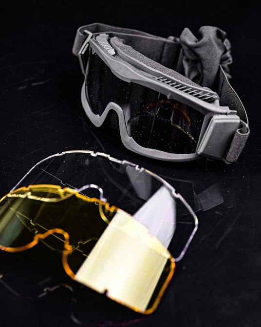 Очки маска  защитные баллистические с вентиляцией   ПП7843 Одесса - изображение 3