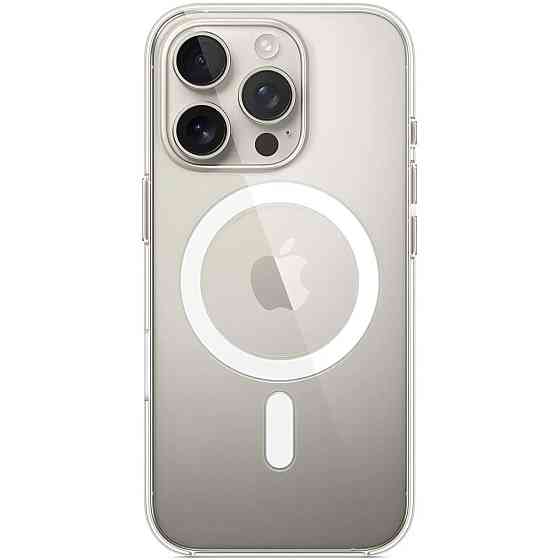 Чохол-накладка Apple Clear Case with MagSafe для Apple iPhone 16 Pro Transparent (MA7E4) ( 12481 ) Харків