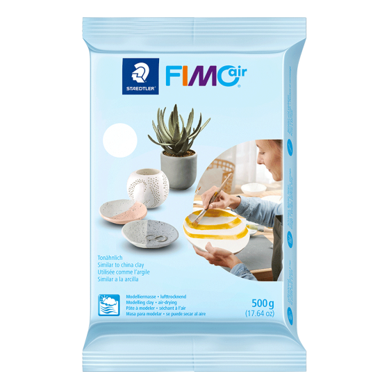 Пластика самозастигаюча біла Fimo Air 500г Київ