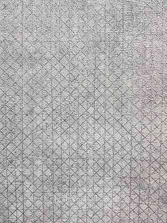 Обои виниловые на флизелине AS creation The Bos 0.53х10 геометрия полоски квадраты серебристые на сером Киев