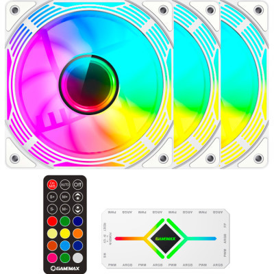 Кулер для корпуса Gamemax KF300 WH Винница - изображение 1