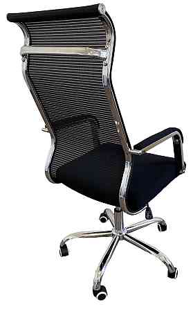 Офисное кресло руководителя Tehforward Afina хром Anyfix Черный Киев