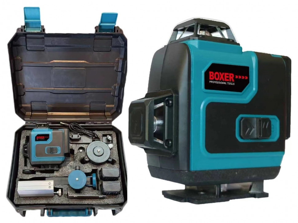 Лазерный уровень BX-3314 16 линий 4D, самовыравнивание, IP54, аккумуляторный с пультом и штативом Одесса - изображение 6