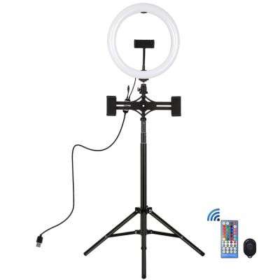 Набор блогера Puluz Ring USB RGBW LED lamp PKT3055B 10.2" + tripod 1.65 м (PKT3055B) Винница - изображение 1
