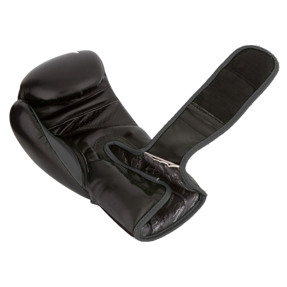 Боксерські рукавиці PowerPlay 3018 Jaguar Чорні 16 унцій Каменское - изображение 3