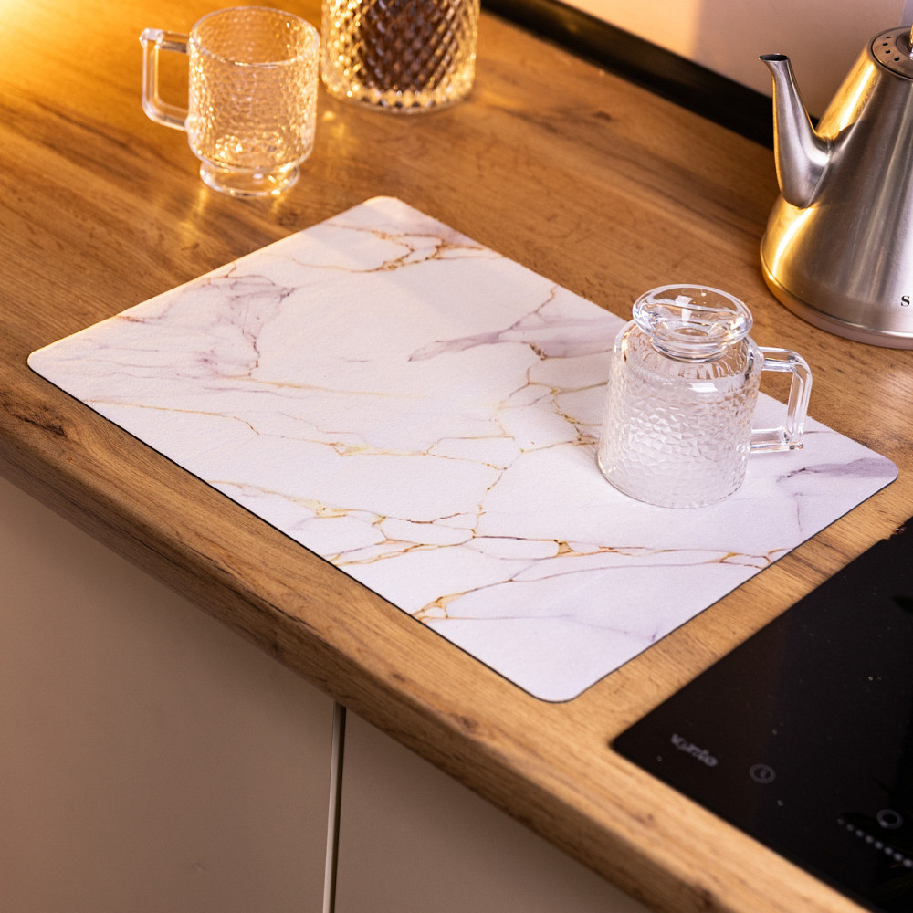 Диатомитовый коврик на кухню для сушки посуды 30×40 (см) HP-42-27 Киев - изображение 4