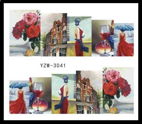 Наклейки для нігтів YZW-3041 Київ