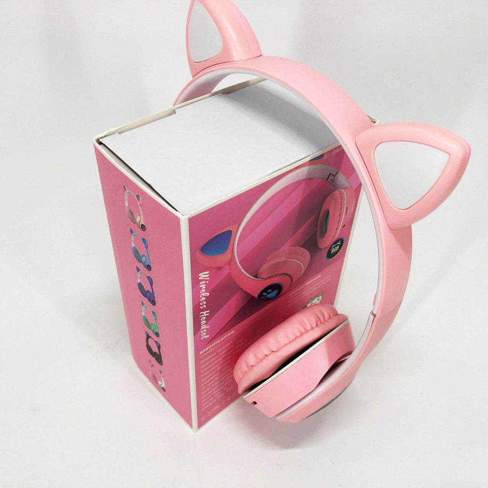 Наушники с кошачьими ушками с микрофоном Cat VZV 23M Наушники ушками и подсветкой cat IM-30 Львов - изображение 10